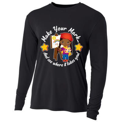 Make Your Mark And See Where It Takes You Cooling Performance Long Sleeve Crew