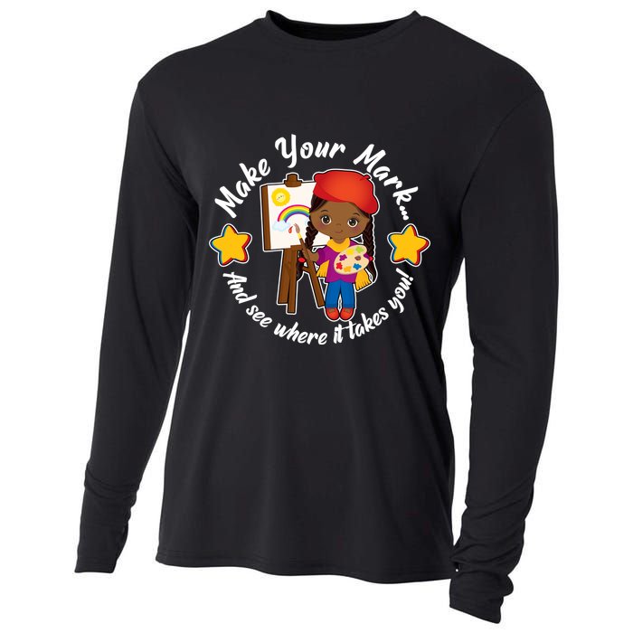 Make Your Mark And See Where It Takes You Cooling Performance Long Sleeve Crew