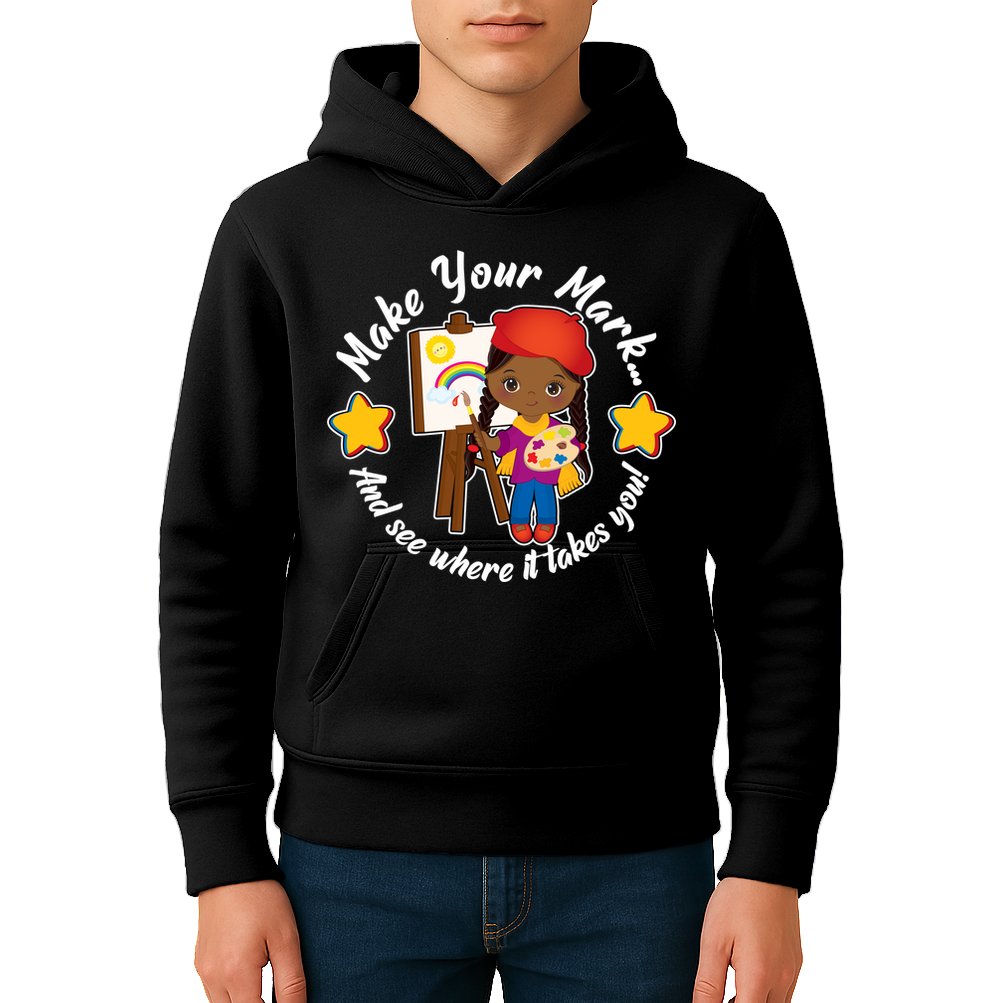 Make Your Mark And See Where It Takes You Kids Hoodie