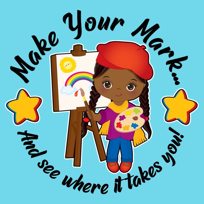 Make Your Mark And See Where It Takes You Women's V-Neck T-Shirt