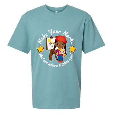 Make Your Mark And See Where It Takes You Sueded Cloud Jersey T-Shirt