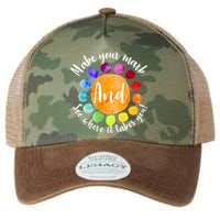 Make Your Mark See Where it Takes You Legacy Tie Dye Trucker Hat