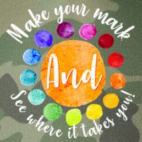 Make Your Mark See Where it Takes You Legacy Tie Dye Trucker Hat