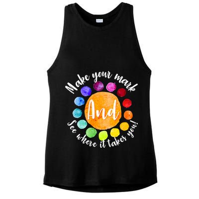 Make Your Mark See Where it Takes You Ladies PosiCharge Tri-Blend Wicking Tank