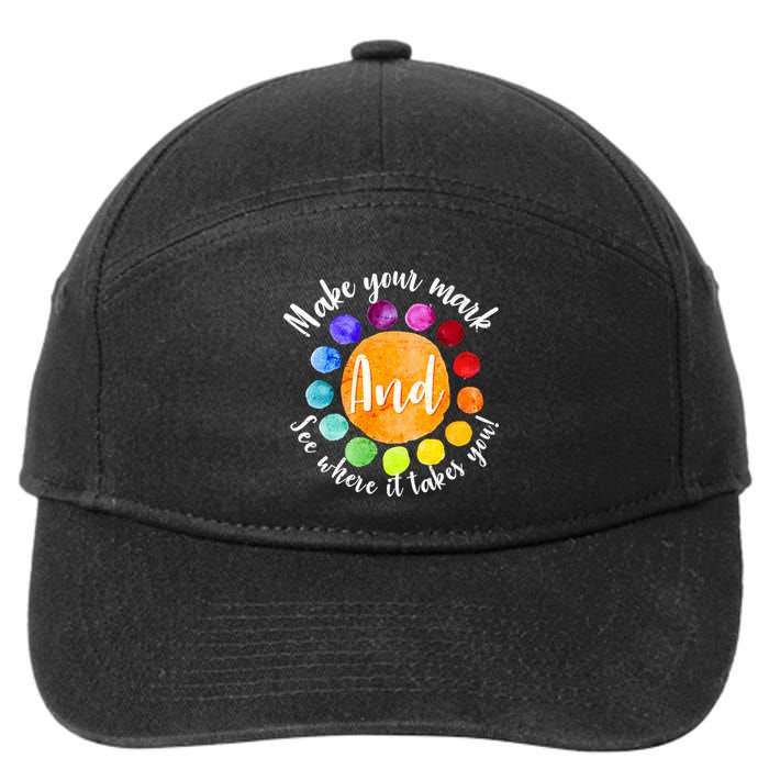 Make Your Mark See Where it Takes You 7-Panel Snapback Hat
