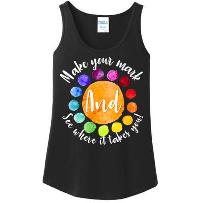 Make Your Mark See Where it Takes You Ladies Essential Tank