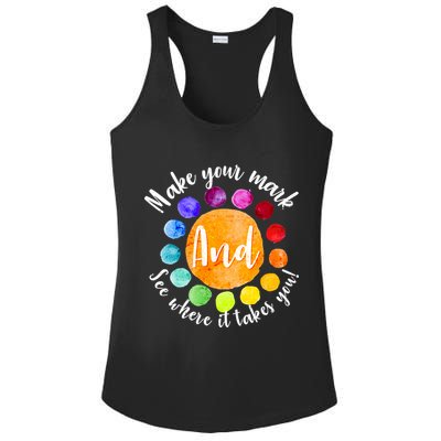 Make Your Mark See Where it Takes You Ladies PosiCharge Competitor Racerback Tank