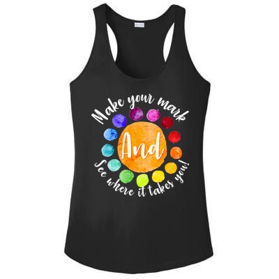 Make Your Mark See Where it Takes You Ladies PosiCharge Competitor Racerback Tank