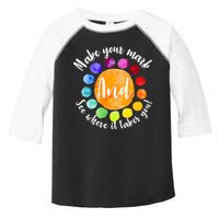 Make Your Mark See Where it Takes You Toddler Fine Jersey T-Shirt