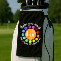 Make Your Mark See Where it Takes You Golf Towel