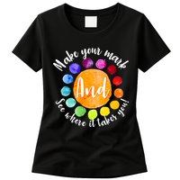Make Your Mark See Where it Takes You Womens T-Shirt