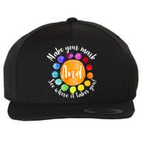 Make Your Mark See Where it Takes You Wool Snapback Cap