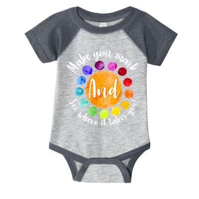 Make Your Mark See Where it Takes You Infant Baby Jersey Bodysuit