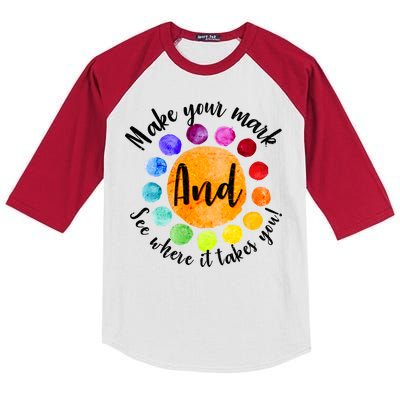 Make Your Mark See Where it Takes You Kids Colorblock Raglan Jersey