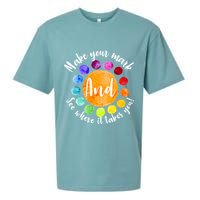 Make Your Mark See Where it Takes You Sueded Cloud Jersey T-Shirt