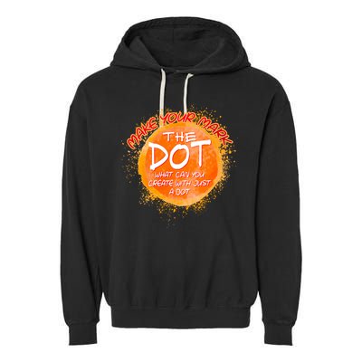 Make Your Mark The Dot Splatter Garment-Dyed Fleece Hoodie