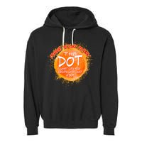 Make Your Mark The Dot Splatter Garment-Dyed Fleece Hoodie