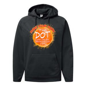 Make Your Mark The Dot Splatter Performance Fleece Hoodie