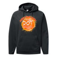 Make Your Mark The Dot Splatter Performance Fleece Hoodie