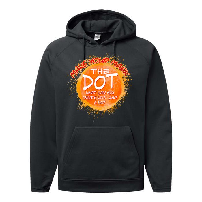 Make Your Mark The Dot Splatter Performance Fleece Hoodie