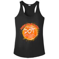 Make Your Mark The Dot Splatter Ladies PosiCharge Competitor Racerback Tank