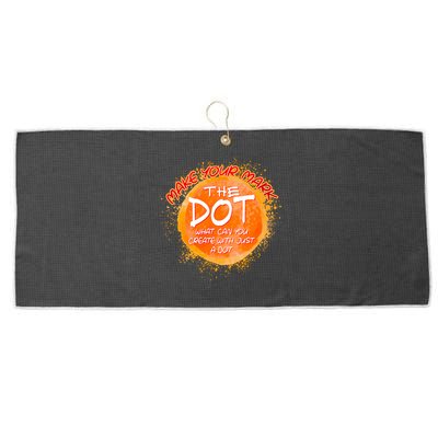 Make Your Mark The Dot Splatter Large Microfiber Waffle Golf Towel