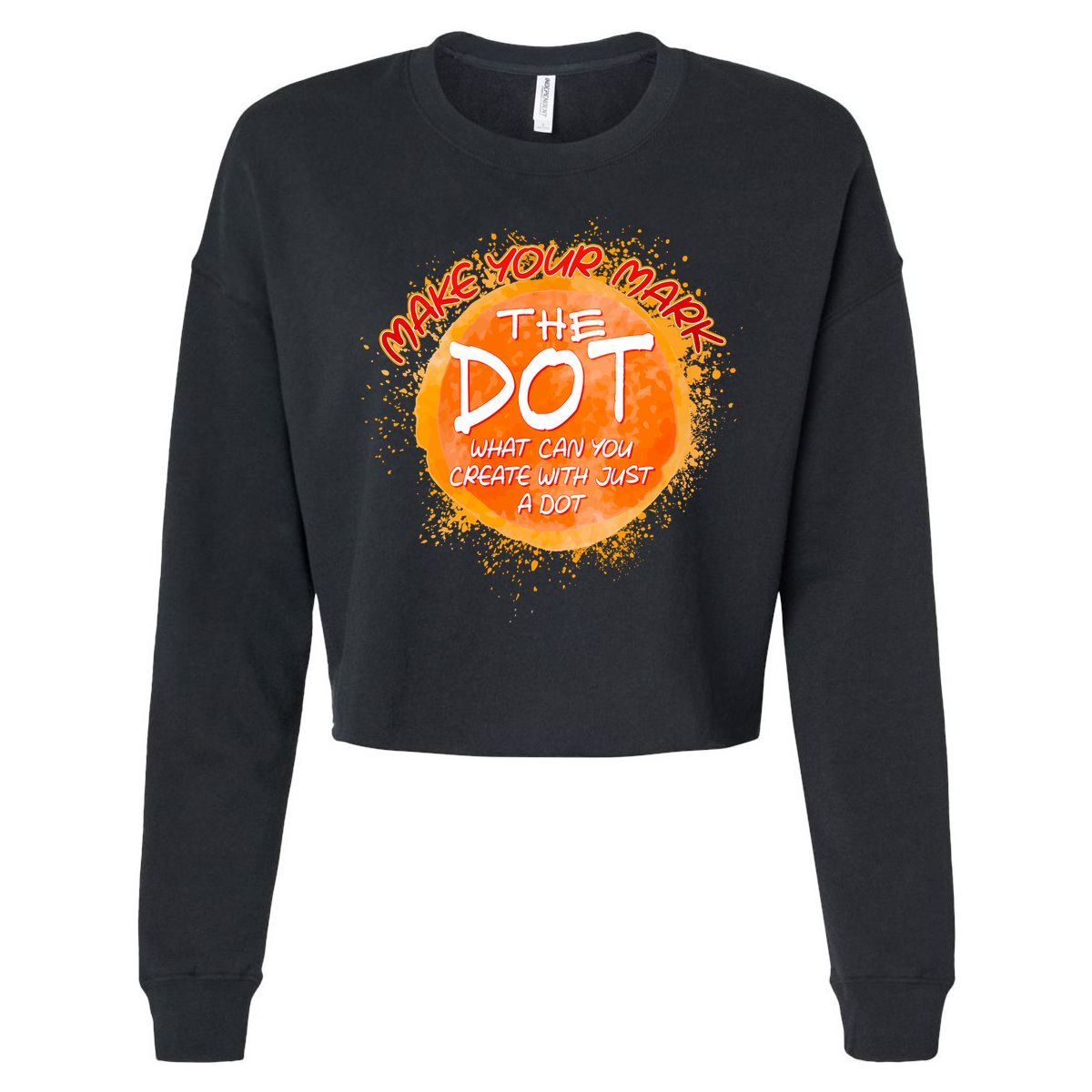 Make Your Mark The Dot Splatter Cooling Performance Long Sleeve Crew