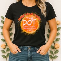 Make Your Mark The Dot Splatter Womens T-Shirt