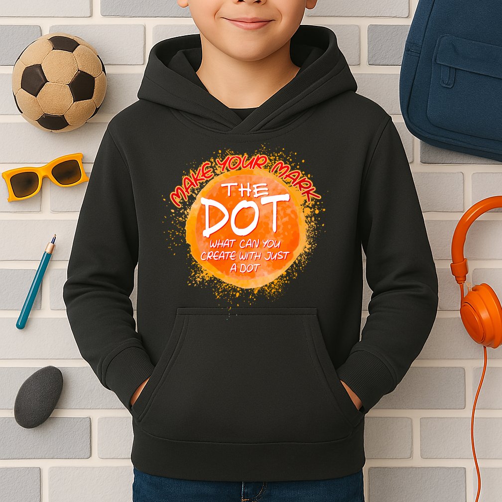 Make Your Mark The Dot Splatter Kids Hoodie