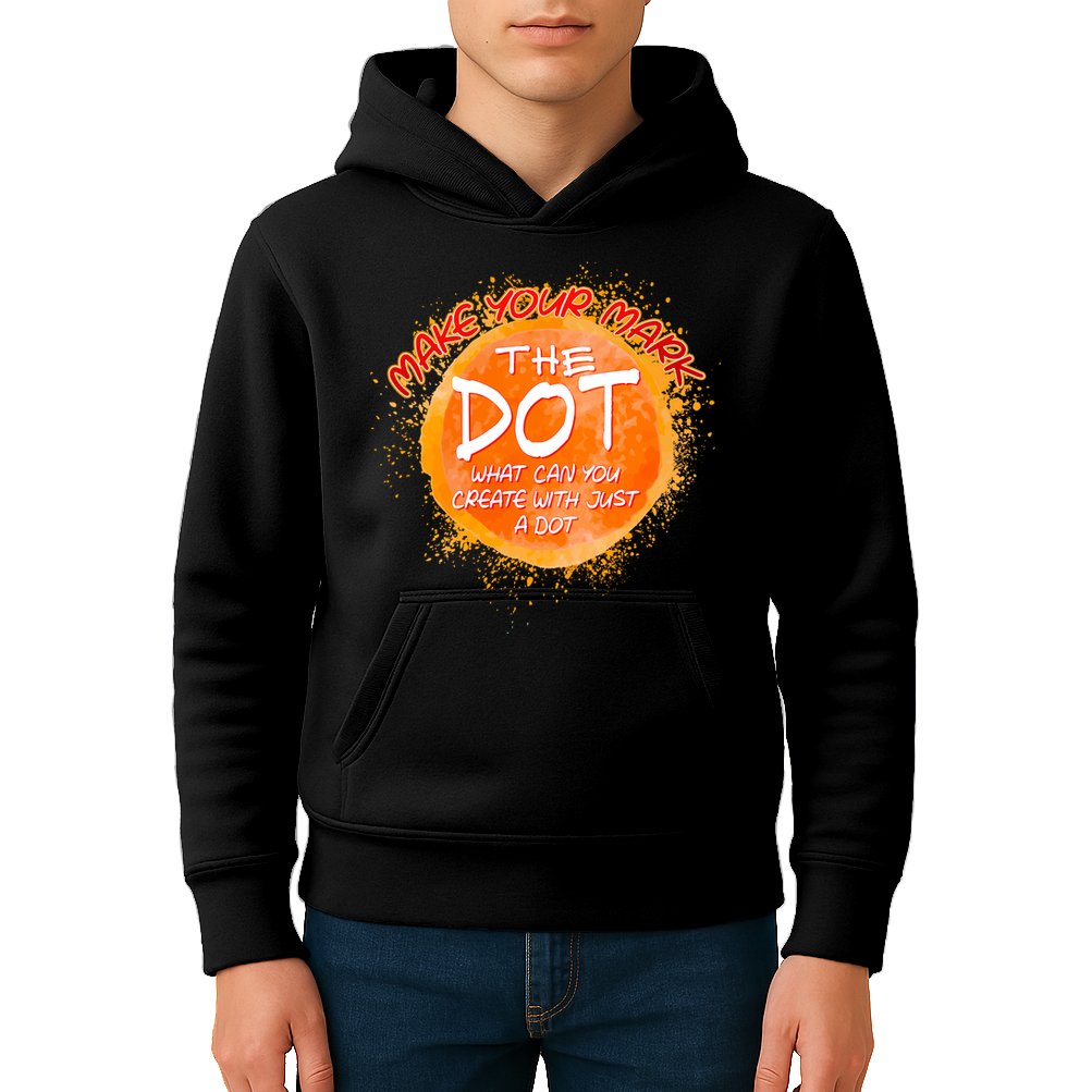 Make Your Mark The Dot Splatter Kids Hoodie