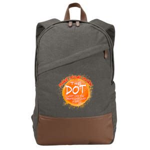 Make Your Mark The Dot Splatter Cotton Canvas Backpack