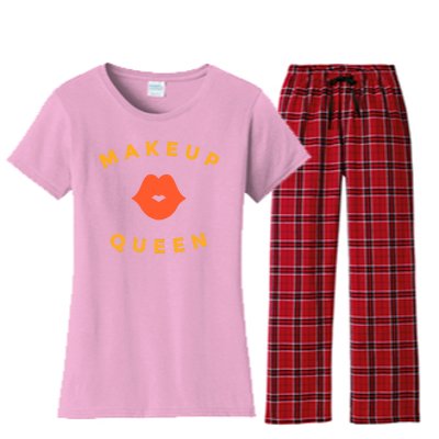 Makeup Queen Women's Flannel Pajama Set