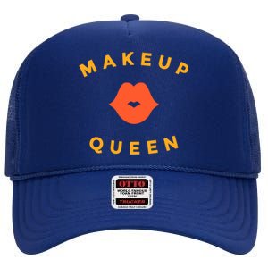 Makeup Queen High Crown Mesh Back Trucker Hat