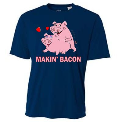 Makin' Bacon Pigs In Love Cooling Performance Crew T-Shirt