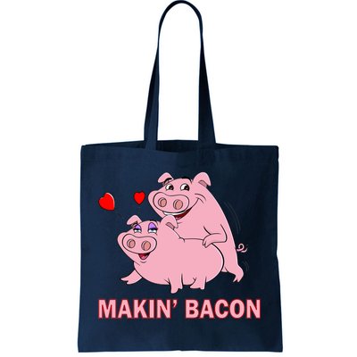 Makin' Bacon Pigs In Love Tote Bag