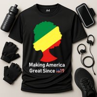 Making America Great Since 1619 Cooling Performance Crew T-Shirt