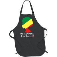 Making America Great Since 1619 Full-Length Apron With Pockets