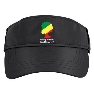 Making America Great Since 1619 Adult Drive Performance Visor