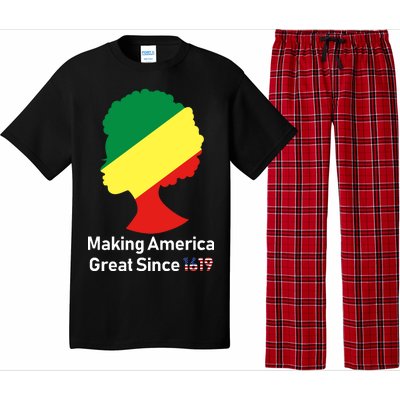 Making America Great Since 1619 Pajama Set