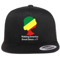 Making America Great Since 1619 Flat Bill Trucker Hat