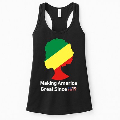 Making America Great Since 1619 Womens Tank Top