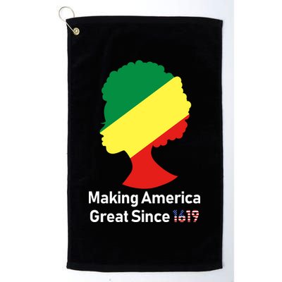 Making America Great Since 1619 Golf Towel