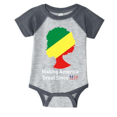 Making America Great Since 1619 Infant Baby Jersey Bodysuit