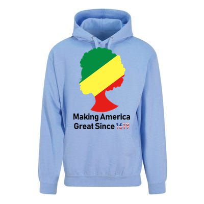 Making America Great Since 1619 Unisex Surf Hoodie