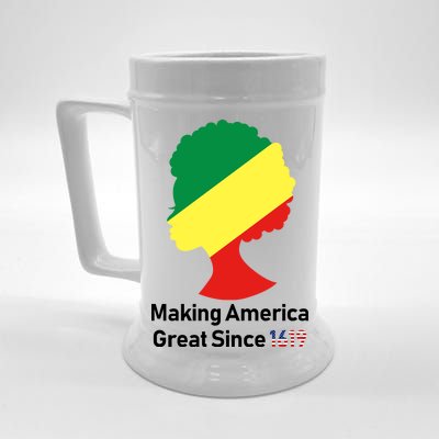 Making America Great Since 1619 Beer Stein