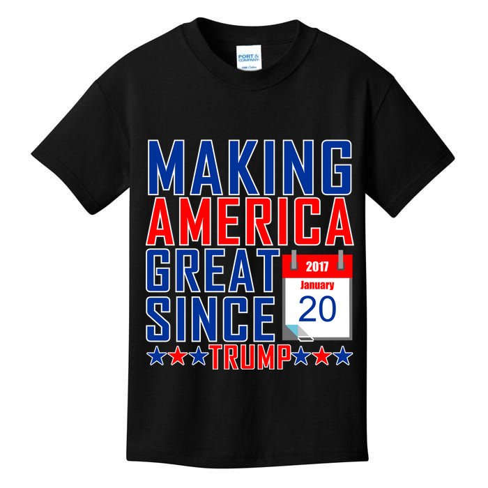 Making America Great Since 2017 Trump Inauguration Day Kids T-Shirt