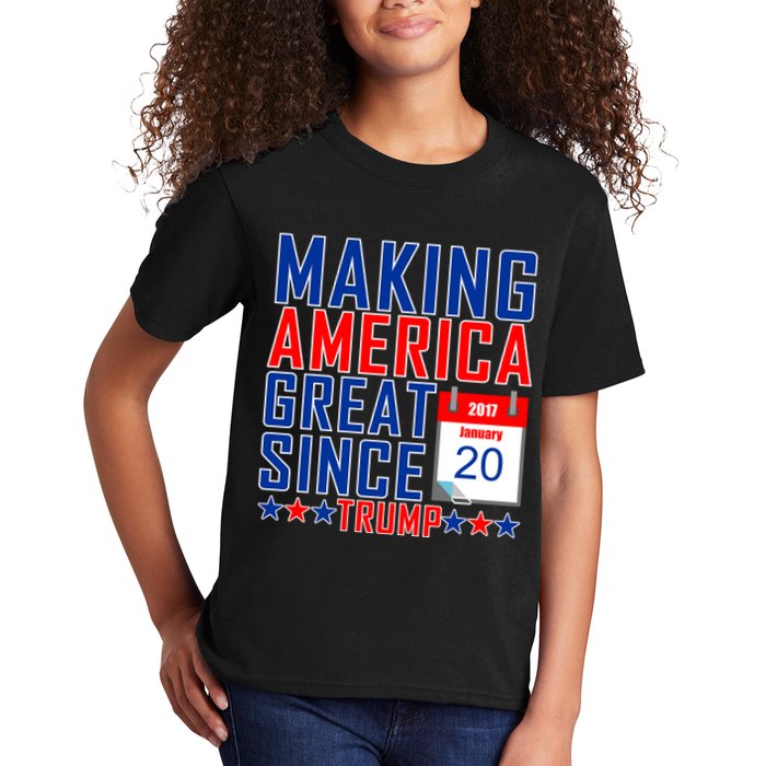 Making America Great Since 2017 Trump Inauguration Day Kids T-Shirt