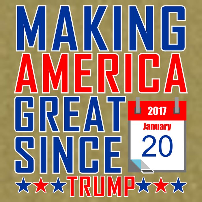 Making America Great Since 2017 Trump Inauguration Day Garment-Dyed Women's Muscle Tee