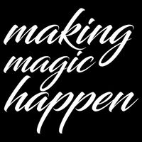 Making Magic Happen Drawstring Bag