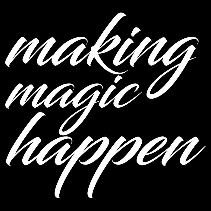 Making Magic Happen Drawstring Bag